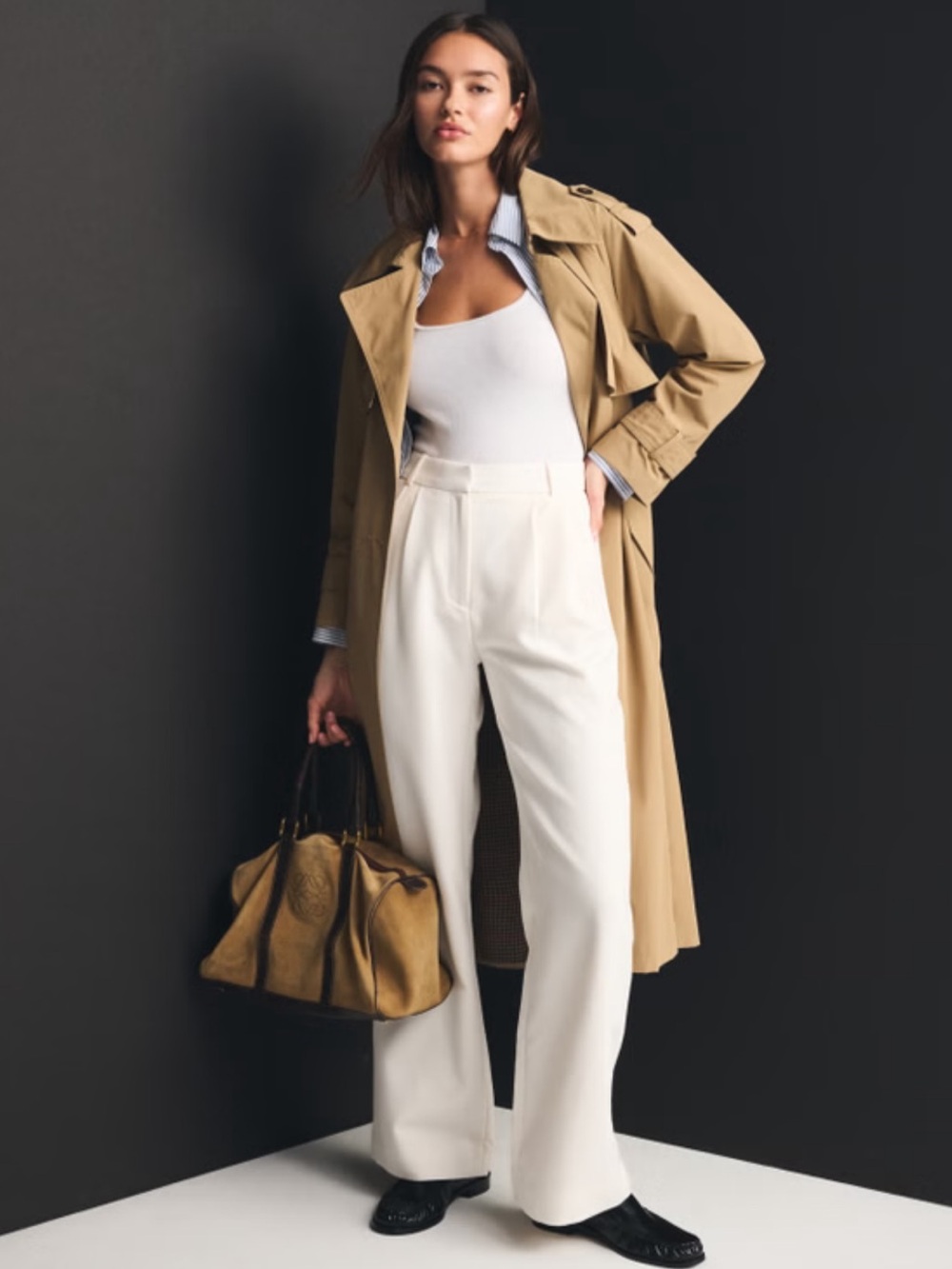 EUC! (3) Abercrombie & Fitch Women's "Sloan" tailored pleated trousers - size 2R